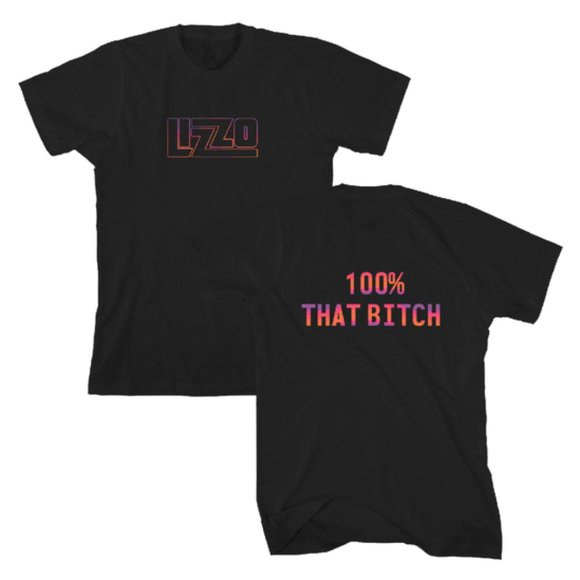 Lizzo Tops - Lizzo 2019 Concert Tour Official Merch Sz L 100% That B B*tch T-Shirt‎ Yitty